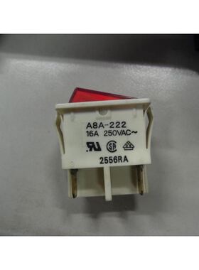 OMRON船型开关A8A-22216A250VAC红色