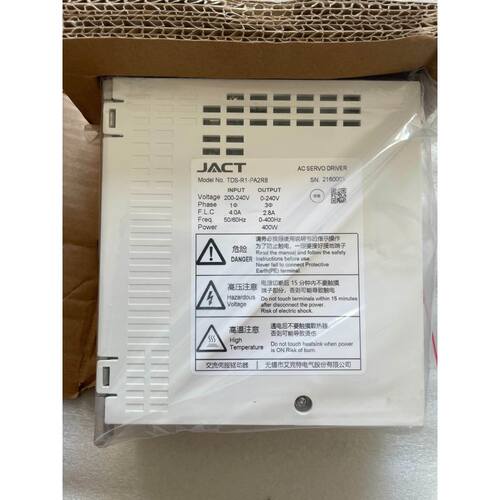 JACT艾克特伺服驱动器400W TDS-R1-PA2R8
