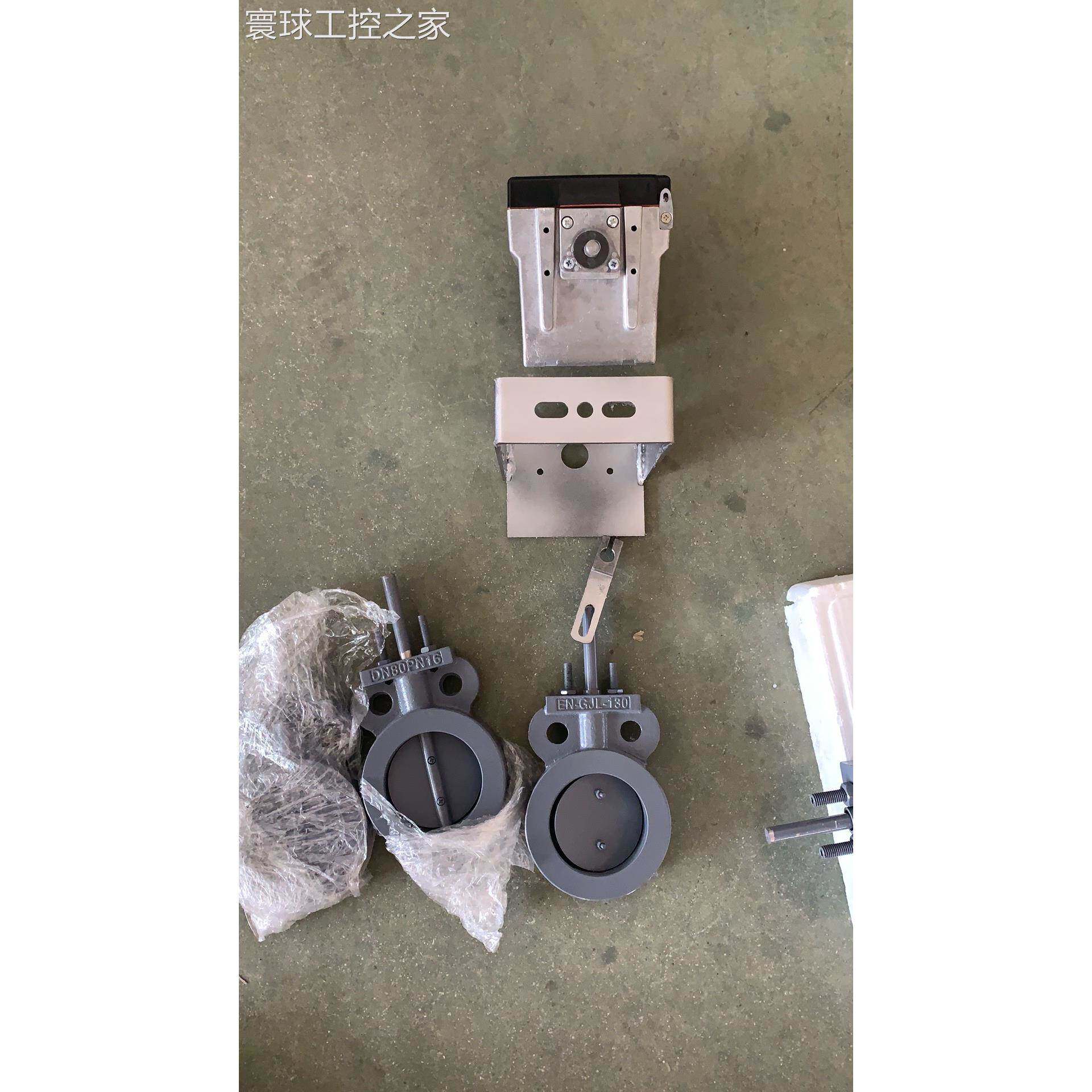 非实价HK//CROM 电动执行器SGT50-03T4R +DN80 高温蝶阀 热风阀 S