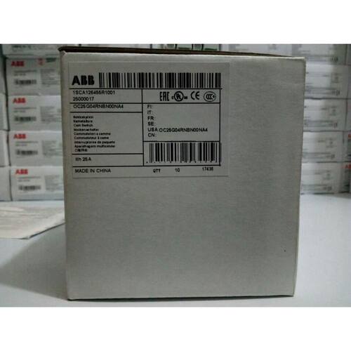 ABB凸轮开关，OC25G04RNBN00NA4；物料号：25000017
