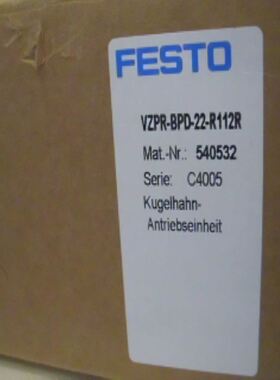 费斯托FESTO VZPR-BPD-22-R112R 540532 球阀驱动单元