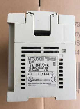 9成新PLCFX3U-16MT/ES-AFX3U-4AD-PT-ADPFX3U-4DA-ADP议