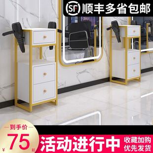 理发店镜子美容院镜台挂墙立体发廊LED镜落地全身家用智能镜
