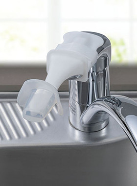 日本产进口厨房浴室水龙头无痕外置把手强迫症福音不留指纹手指印