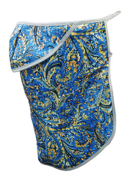 韩国进口复古花纹防晒口罩脖套冷感紫外线UV碎花吸湿户外骑行旅游