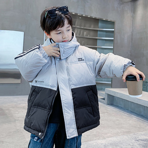 男童冬装羽绒服2024新款儿童装中大童冬季加厚保暖男孩外穿上衣潮
