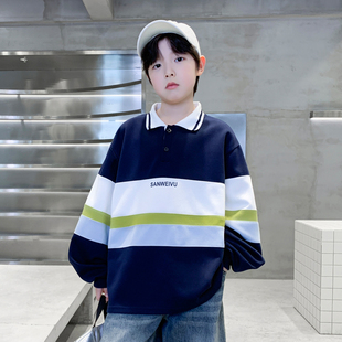 儿童装 2026新款 春秋季 潮 卫衣中大童春装 打底衫 男孩春季 男童POLO衫