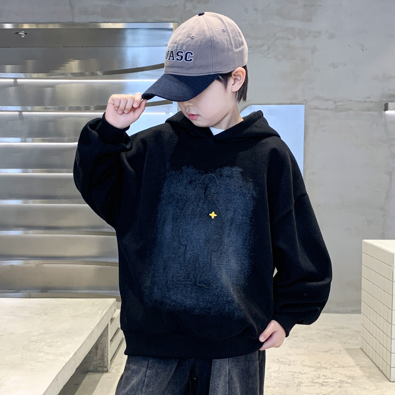 男童连帽加绒卫衣秋冬2025新款洋气中大童一体绒儿童装男孩上衣潮,童装/婴儿装/亲子装,卫衣/绒衫,淘宝优惠券,粉丝福利购,淘宝优惠卷