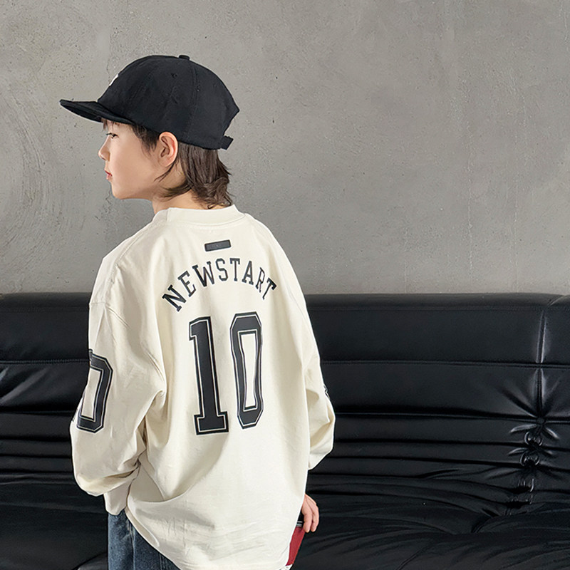 男童春款卫衣2026新款洋气儿童春季长袖T恤中大童春秋装上衣潮