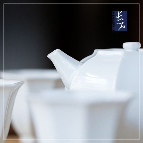 长石瓷作 涤烦子 茶具套组 茶道 茶壶