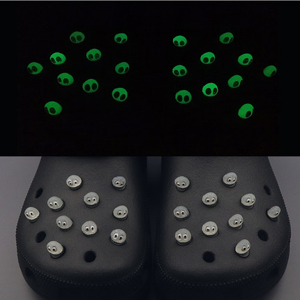 夜光迷你小精灵洞洞扣适配crocs洞洞鞋鞋扣装饰可爱卡通diy配件潮