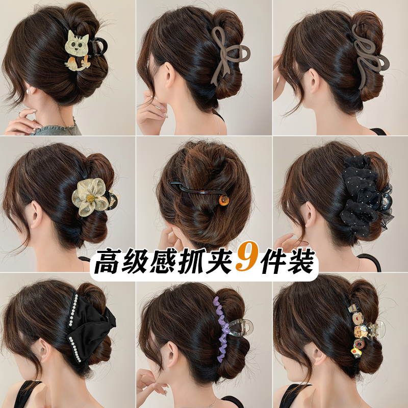 发夹抓夹女高级感2024新款