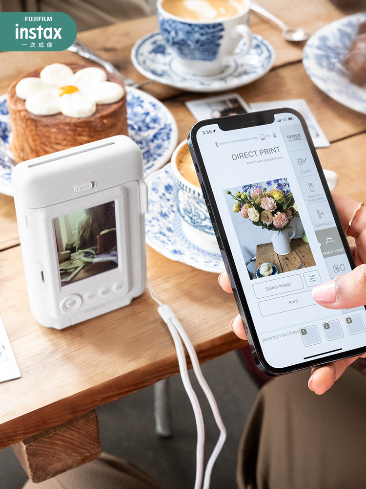 FUJIFILM 즉석 카메라 미니 LIPLAY 일회용 이미징 EVO 필름 포토 프린터 생일 선물