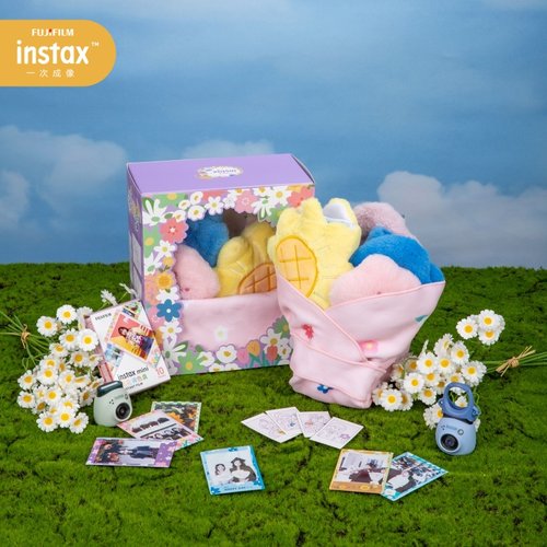 Fujifilm/富士instax一次成像正品原装相纸配件盒 花花相纸配件盒