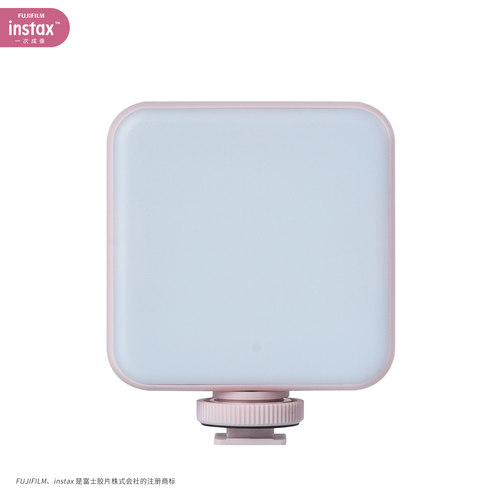 富士instax一次成像拍立得正品 mini Evo磁吸RGB补光灯 粉色