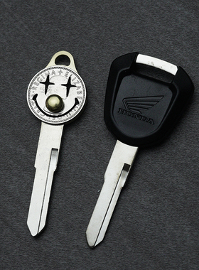 本田CM300/CL300/CBF190TR/CB190R摩托车钥匙胚复古纯铜钥匙胚