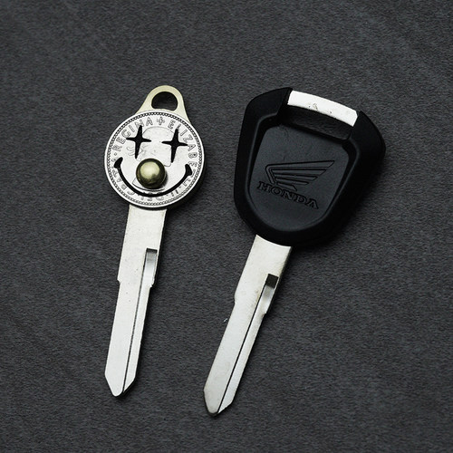 本田CM300/CL300/CBF190TR/CB190R摩托车钥匙胚复古纯铜钥匙胚