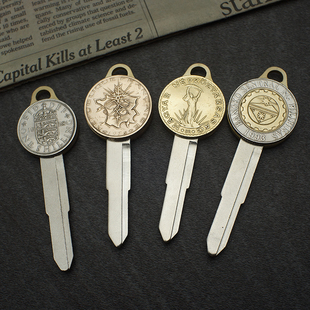 凯越321 500F摩托车钥匙胚复古创意钥匙胚