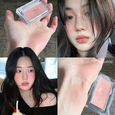 韩国BBIA腮红膏裸妆自然哑光显色