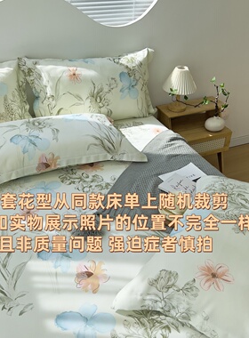 竹纤维凉感出汗不沾 枕头套 48x74cm 双人