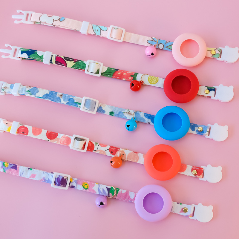 airtag保护套宠物项圈猫咪狗铃铛