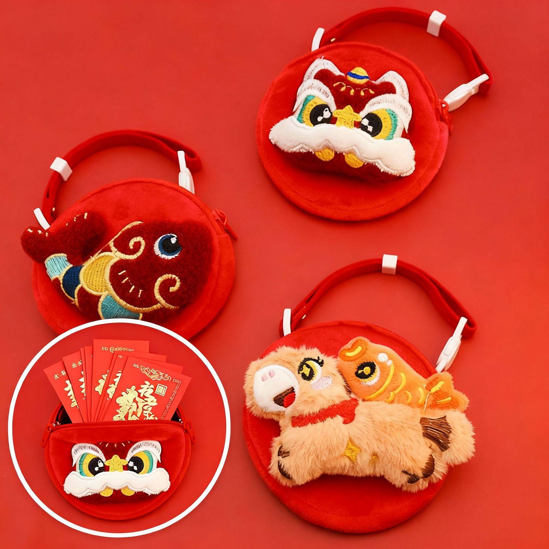 宠物新年装红包项圈春节猫咪狗狗收纳袋项链红色装饰品无声钱袋子,宠物/宠物食品及用品,项圈/肩带,淘宝优惠券,粉丝福利购,淘宝优惠卷