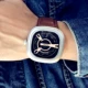 Brown Black Silver Shell Black Disk [yy series]