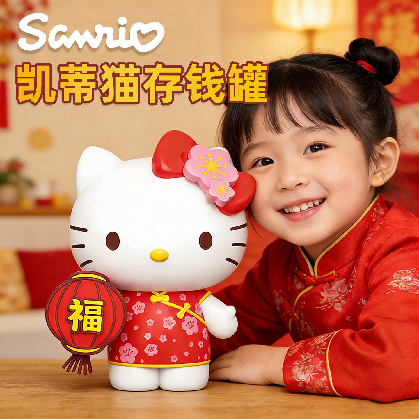 Kitty猫正版儿童存钱罐6岁+