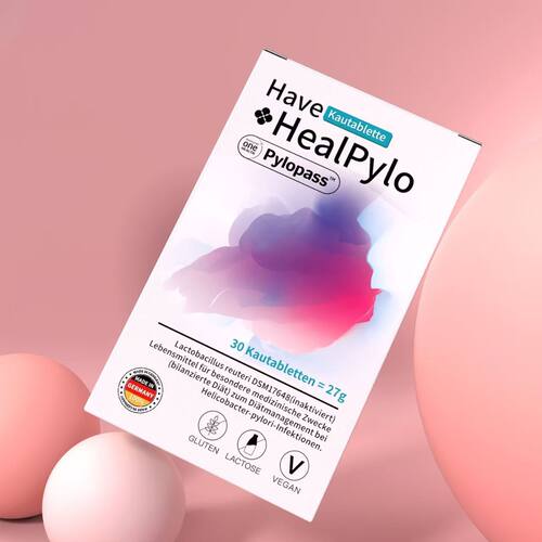德国吾佑sonnesee罗伊氏乳杆菌幽门螺旋杆菌pylopass咀嚼片30粒