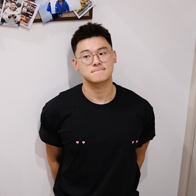 黑白乳钉环金属装饰全棉T恤