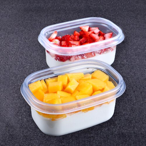 709mL加厚一次性塑料打包盒水果捞千层蛋糕盒餐盒提拉米苏打包盒