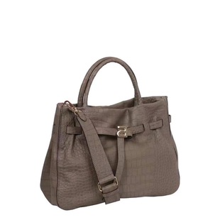 爱宝鳄鱼纹铂金包手提包单肩包斜挎包女包 德国轻奢品牌Abro