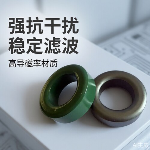 勤皓磁材锰锌铁氧体防抗干扰磁环
