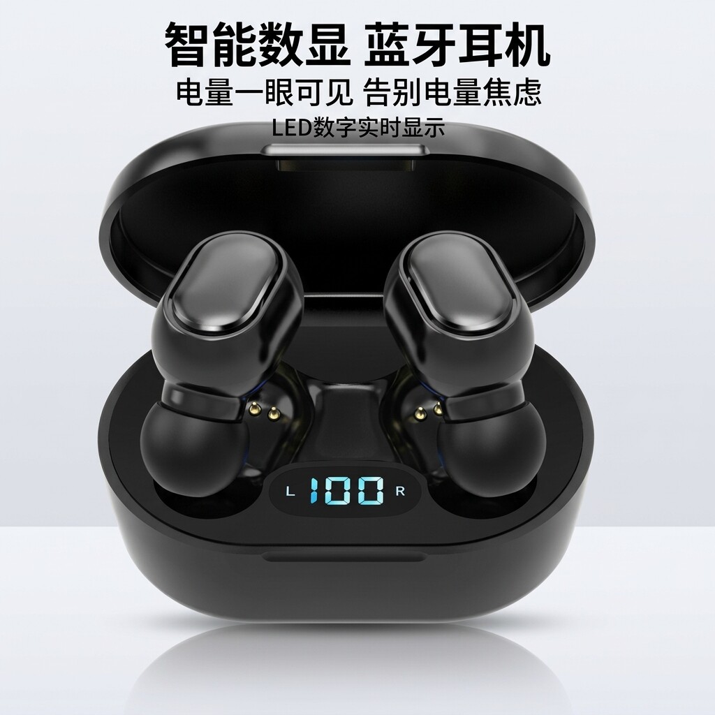 智能蓝牙迷你TWS真无线5.0蓝牙入耳式马卡龙E7S游戏音乐耳机