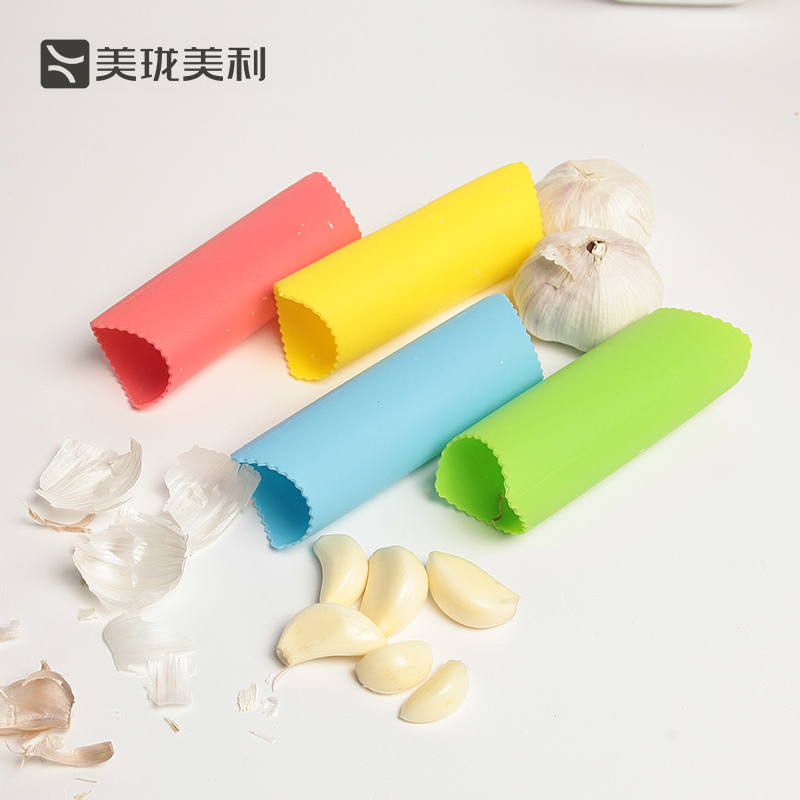 美珑美利去皮手动硅胶厨房剥蒜器