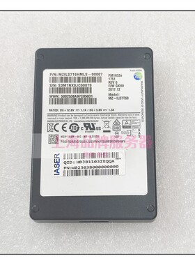 浪潮存储as2600G2 As5300g2 AS5500g2固态pm1633A 7.68T sas SSD