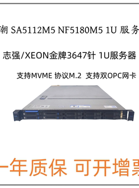 秒R640 R650浪潮SA5112M5 NF5180M5 M.2 深度学习xeon6133服务器