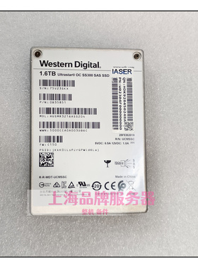HGST/WD 日立 SS300 12Gb SAS SSD固态硬盘1.6T 400G HUSMR3216AS