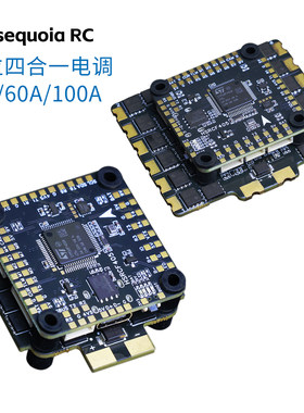 Sequoia RC 50A 60A 100A32位四合一电调3-8S电调  FPV穿越机电调