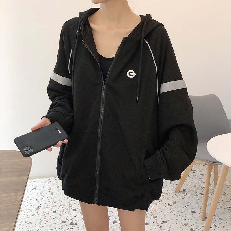 Real shooting of spring and autumn thin sweater women's fashion Korean loose and lazy cardigan