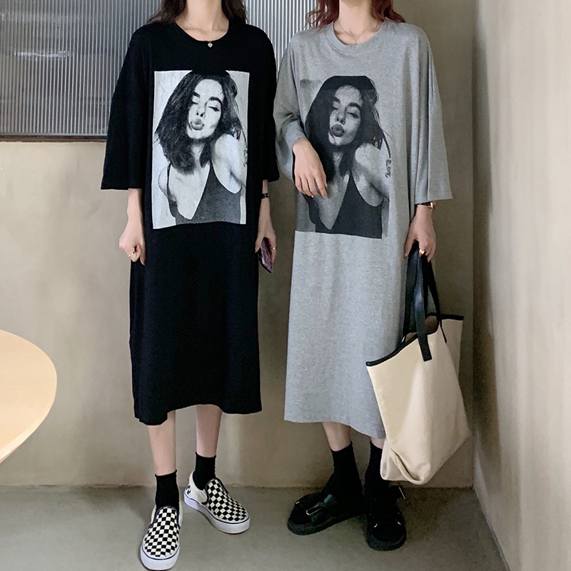 New fat and loose dress T-shirt