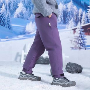 东北防寒儿童羽绒裤女童2025年冬季男童防水冲锋裤加厚保暖滑雪裤