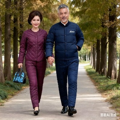 中老年人男款女款保暖羽绒服内胆