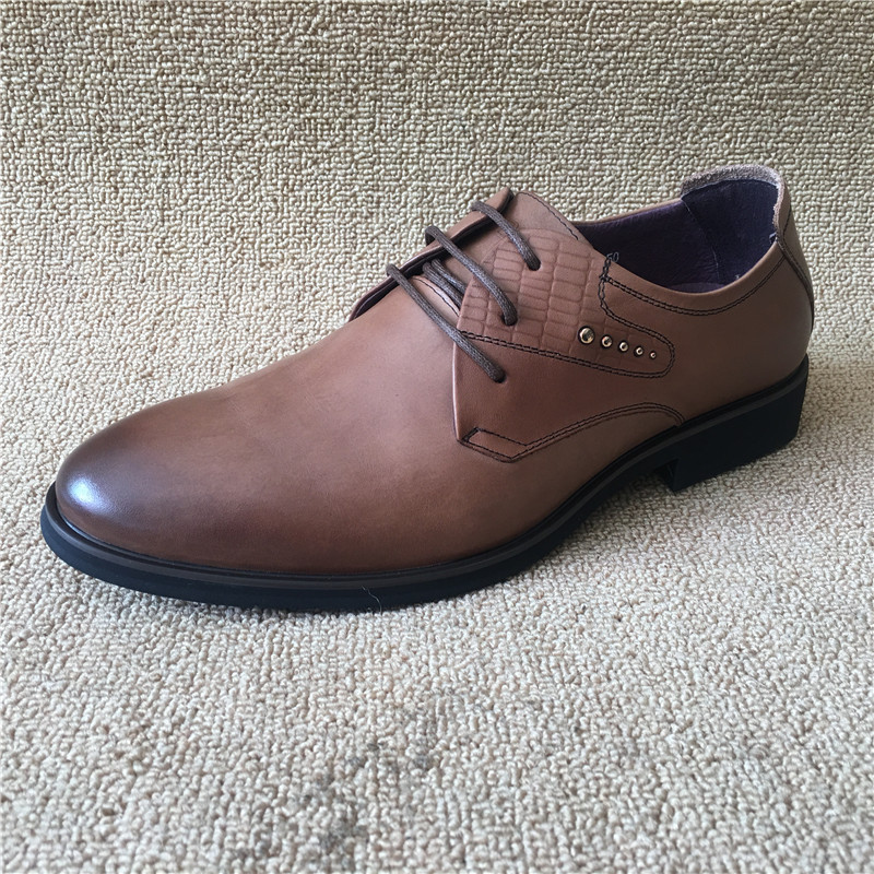 头层牛皮商务正装男士英伦风皮鞋