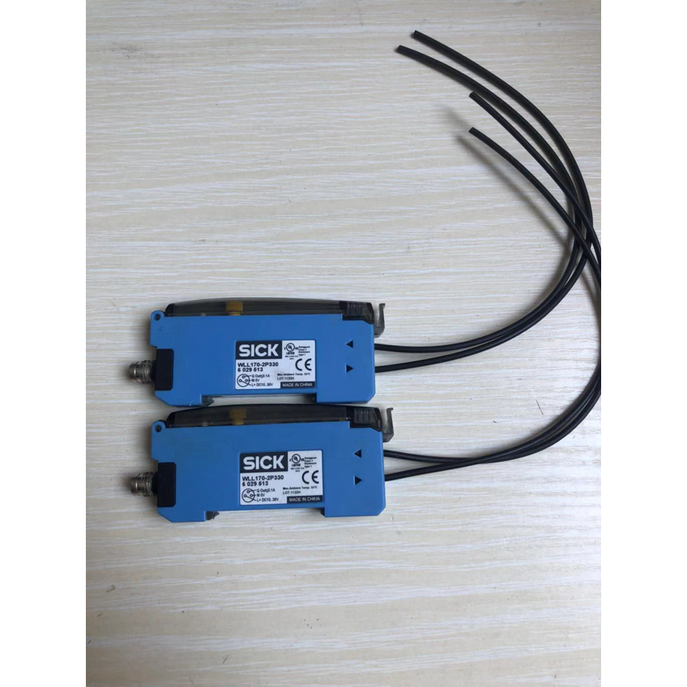 SICK光纤放大器6029513 WLL170-2P330功能完好 二手实物图
