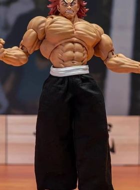 国产Storm Toys ST系列 1/12 刃牙  范马勇次郎 全新关节可动手办