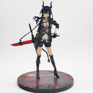 明日方舟老陈手办动漫游戏周边模型龙门美女国产机箱摆件