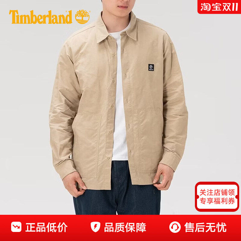 Timberland添柏岚男士户外硬朗有型日常通勤夹克长袖衬衫A5M3J