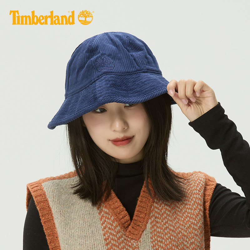 Timberland添柏岚男女户外防风遮阳保暖灯芯绒渔夫帽盆帽A5ZHP