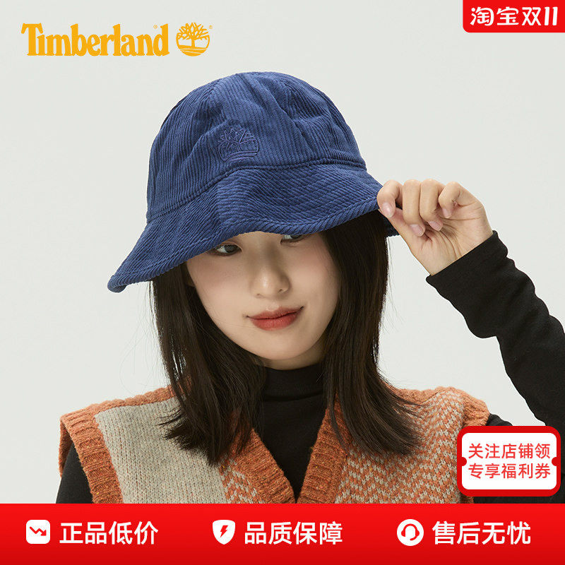 Timberland添柏岚男女户外防风遮阳保暖灯芯绒渔夫帽盆帽A5ZHP